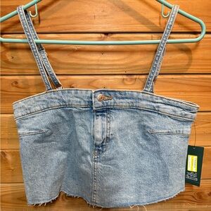 Denim Crop Top